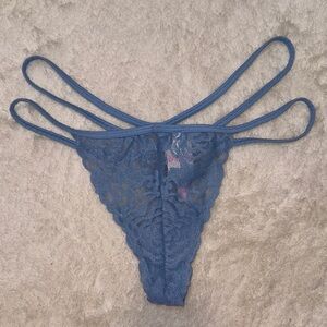 Victoria’s Secret pink lace thong panty